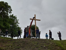 Arbeiten auf dem Hasunger Berg (Foto: Alexander von Rüden)